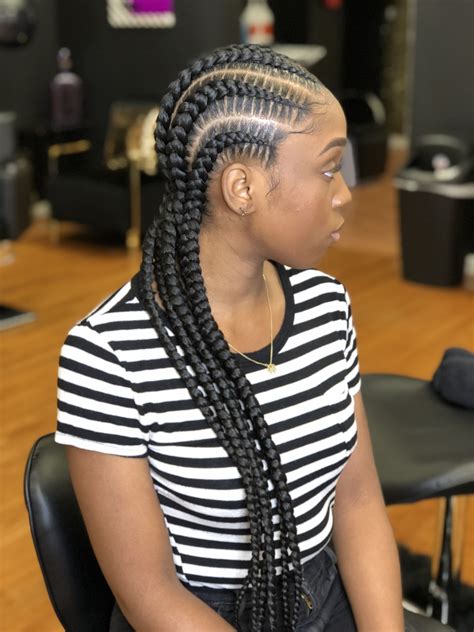 feed in cornrow styles